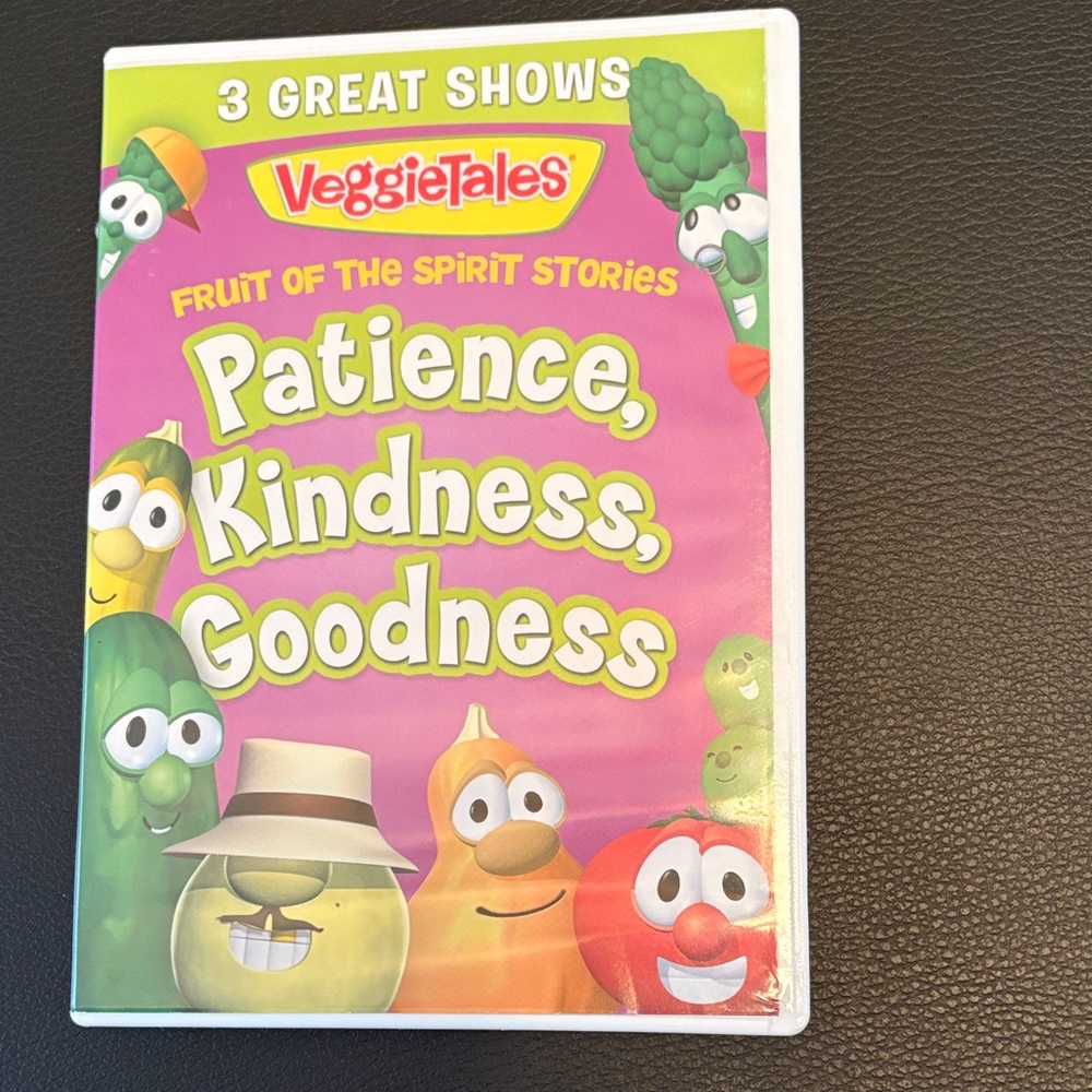 3/$15 Veggie Tales - Patience, Kindness, Goodness